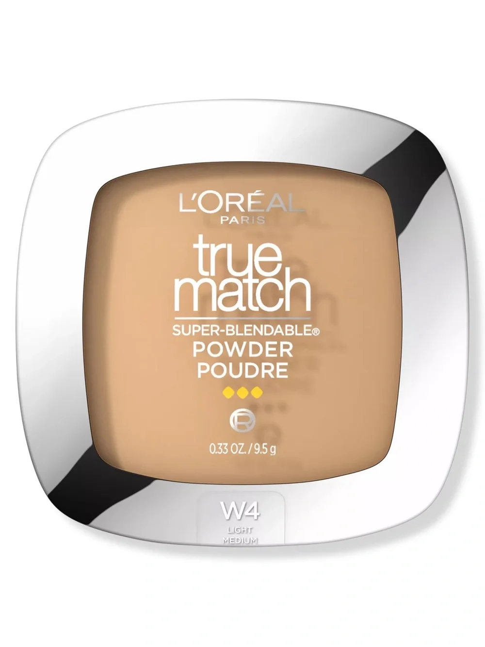 L'Oreal True Match Super-Blendable Pressed Powder - W4 Light Medium, NEW
